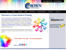 Tablet Screenshot of crownmediacorp.com
